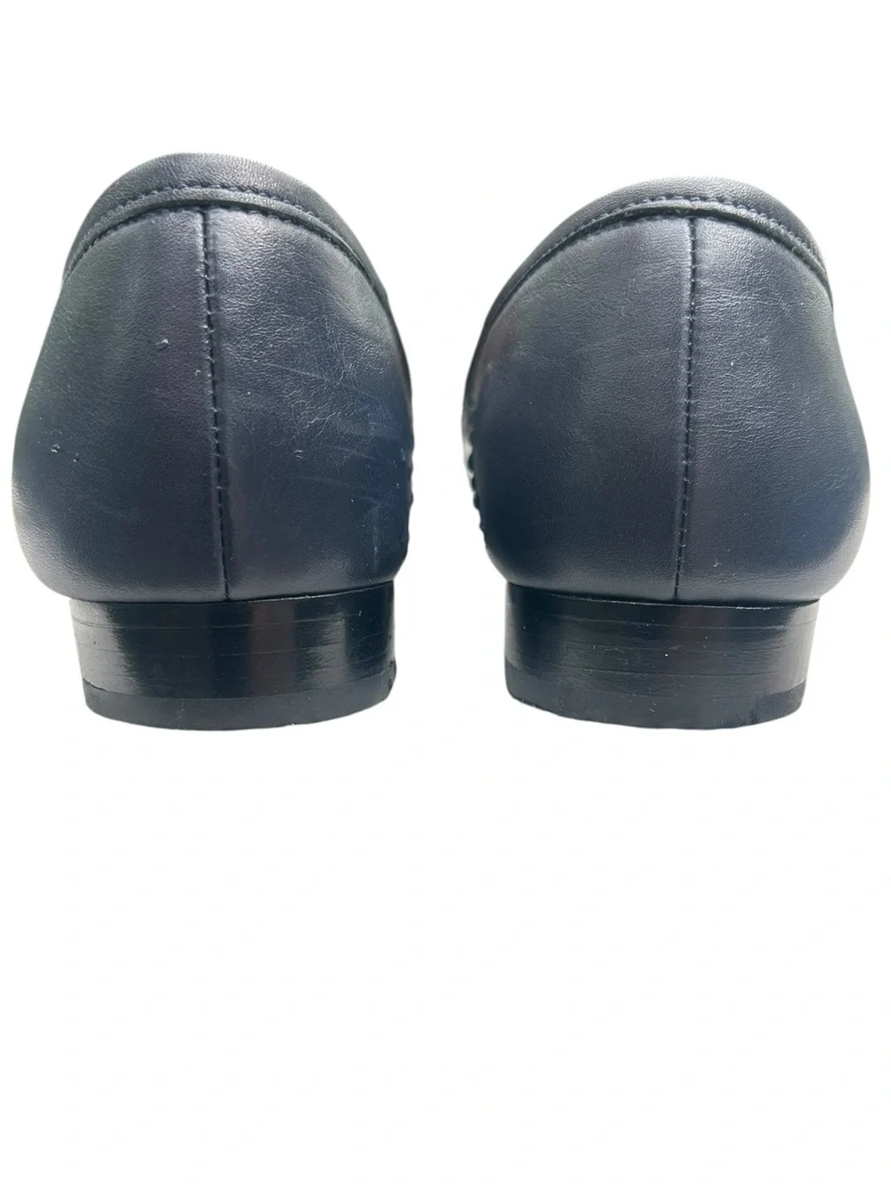 Tory Burch Jessa Horse Bit Loafers 6 Perfect Navy Quiet Luxury Classic